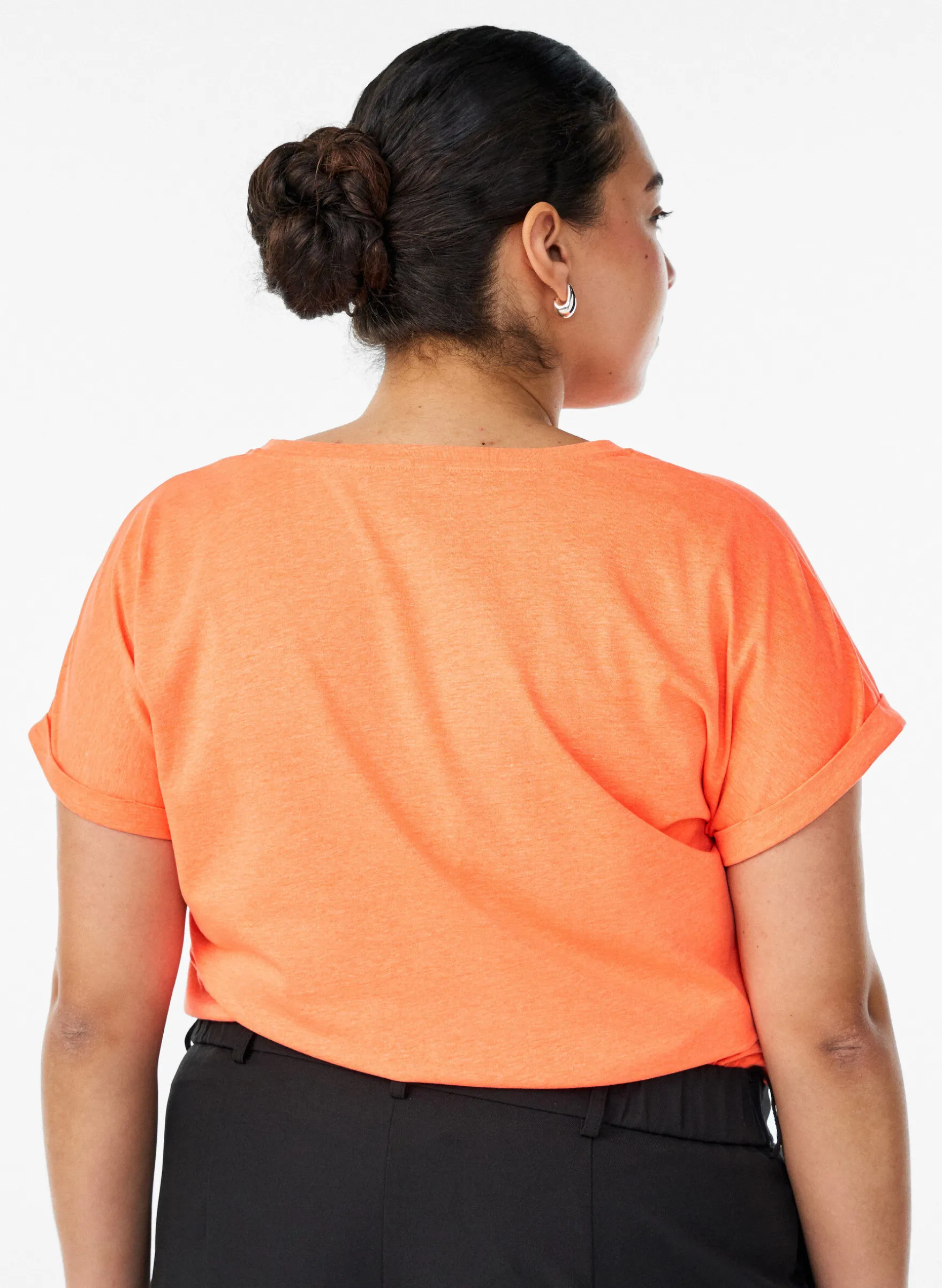 Neonfarbenes T-Shirt aus Baumwolle