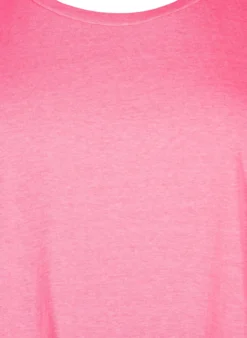 Neonfarbenes T-Shirt aus Baumwolle