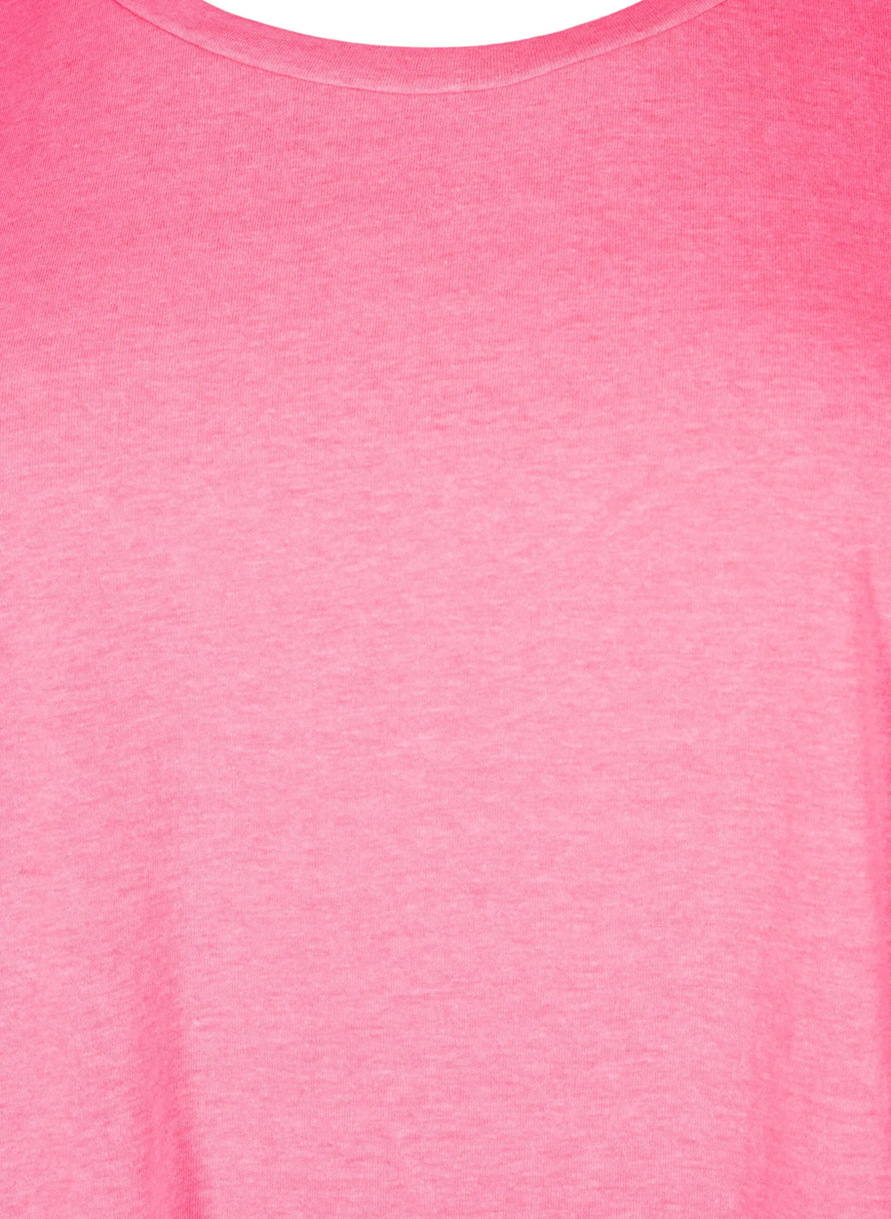 Neonfarbenes T-Shirt aus Baumwolle