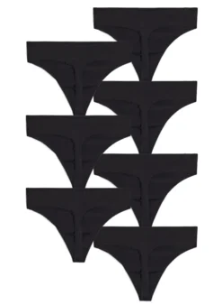 7-pack G-String aus Baumwolle