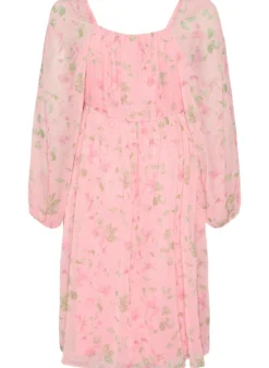 Partykleid aus Chiffon mit langen Ärmeln