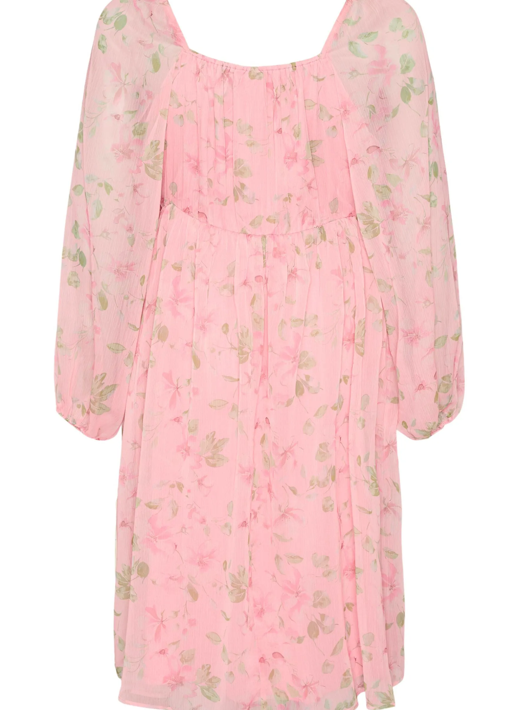 Partykleid aus Chiffon mit langen Ärmeln