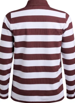 Poloshirt mit langen Ärmeln und Streifenmuster
