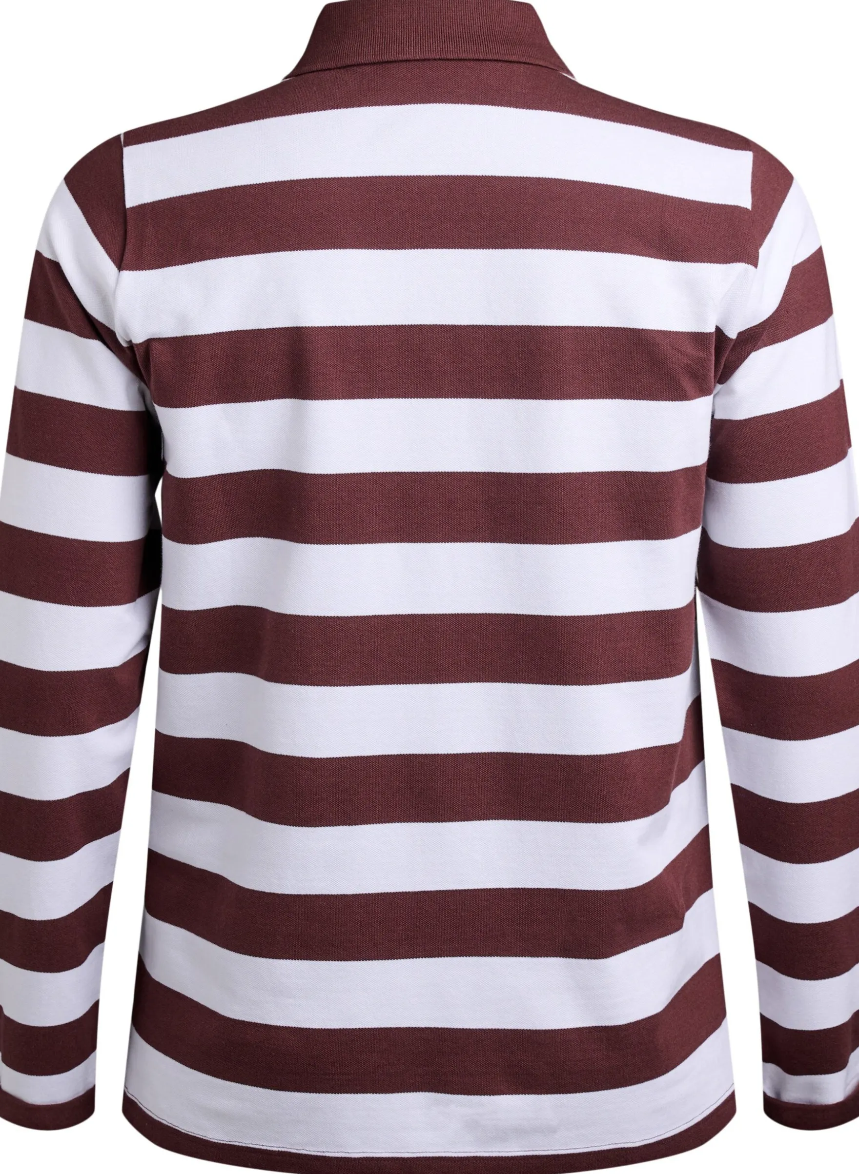 Poloshirt mit langen Ärmeln und Streifenmuster