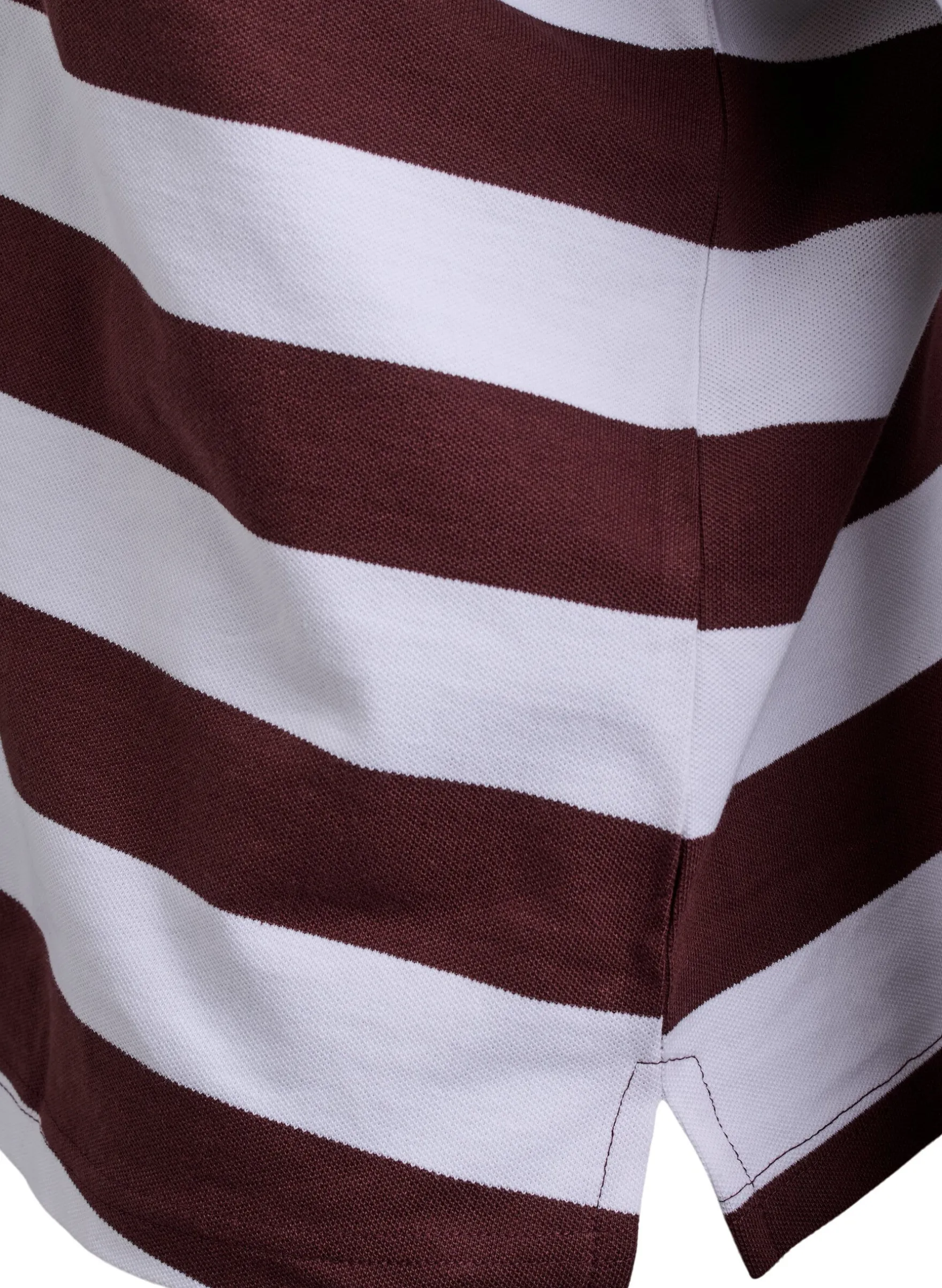 Poloshirt mit langen Ärmeln und Streifenmuster