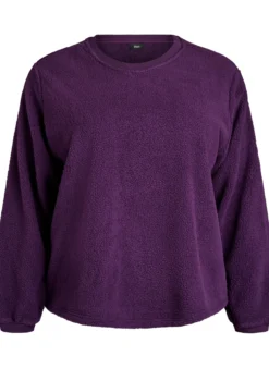 Pullover aus weichem Teddyfleece