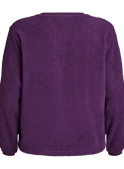 Pullover aus weichem Teddyfleece
