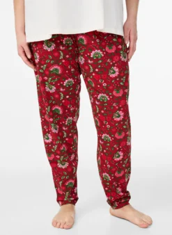 Pyjamahose aus Baumwolle mit Print