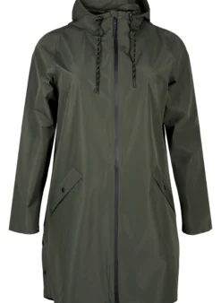 Regenjacke mit Taschen und Kapuze
