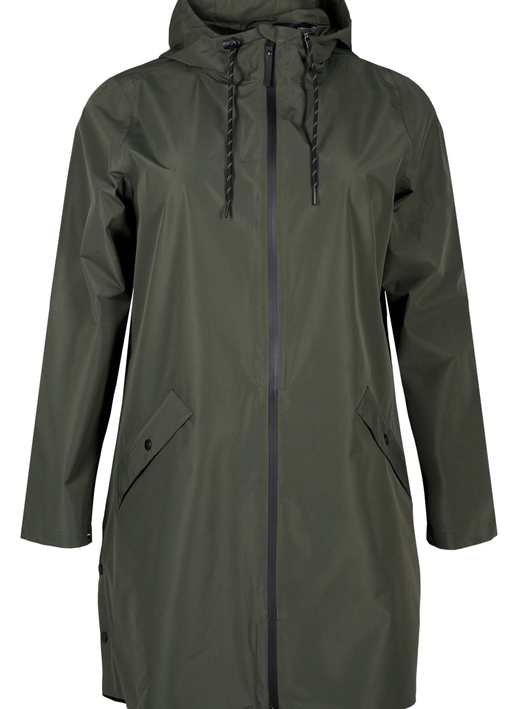 Regenjacke mit Taschen und Kapuze