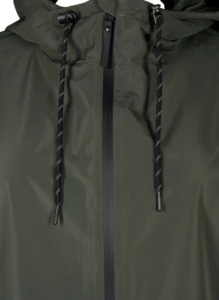 Regenjacke mit Taschen und Kapuze