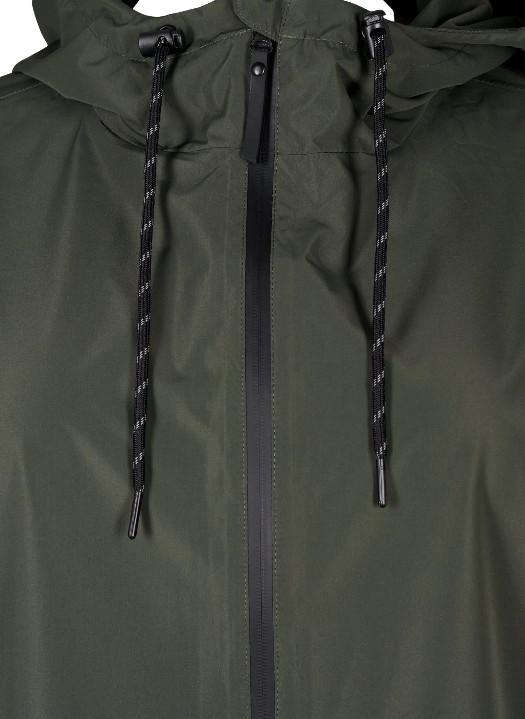 Regenjacke mit Taschen und Kapuze