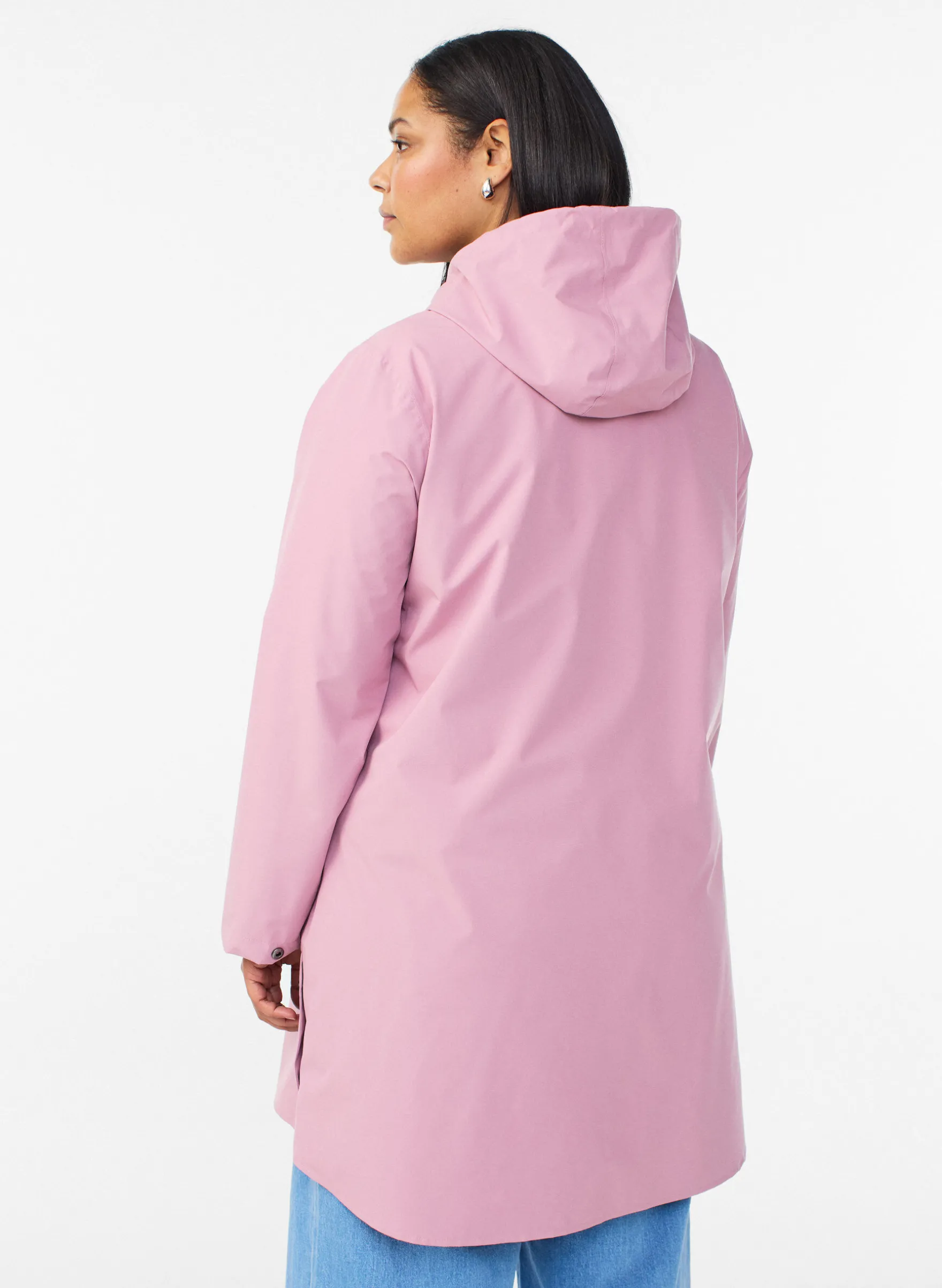 Regenjacke mit Taschen und Kapuze