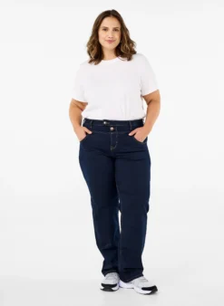 Regular Fit Gemma Jeans mit hoher Taille