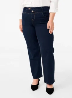 Regular Fit Gemma Jeans mit hoher Taille
