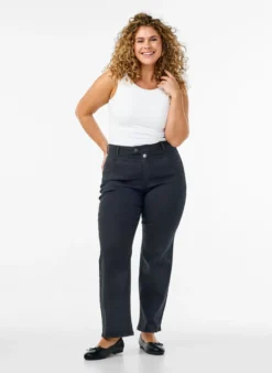 Regular Fit Gemma Jeans mit hoher Taille