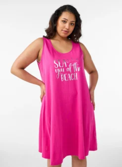 Ärmelloses Kleid in A-Linie