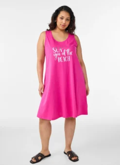 Ärmelloses Kleid in A-Linie