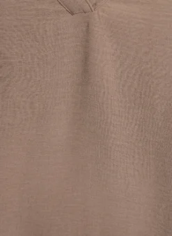 Ärmelloses Oberteil mit Faltendetails