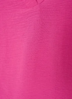 Ärmelloses Oberteil mit Faltendetails