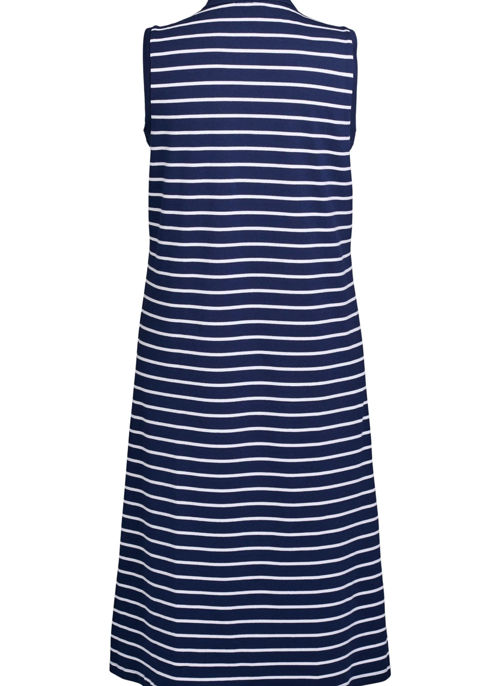 Ärmelloses Polokleid in Midi-Länge