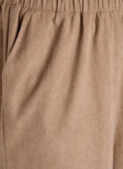 Samthose aus Samt mit weitem Bein