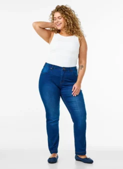 Schmale Passform Emily Jeans mit normaler Taille