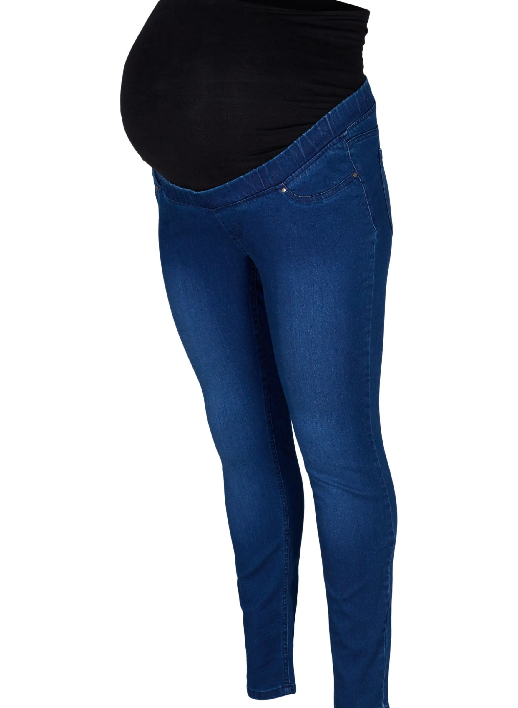 Schwangerschafts-Jeggings aus Baumwollmischung