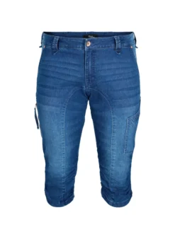 Slim Fit Capri-Jeans mit Taschen
