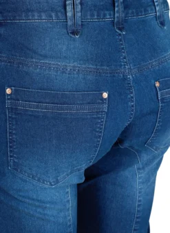 Slim Fit Capri-Jeans mit Taschen