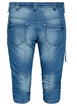 Slim Fit Caprijeans mit Taschen