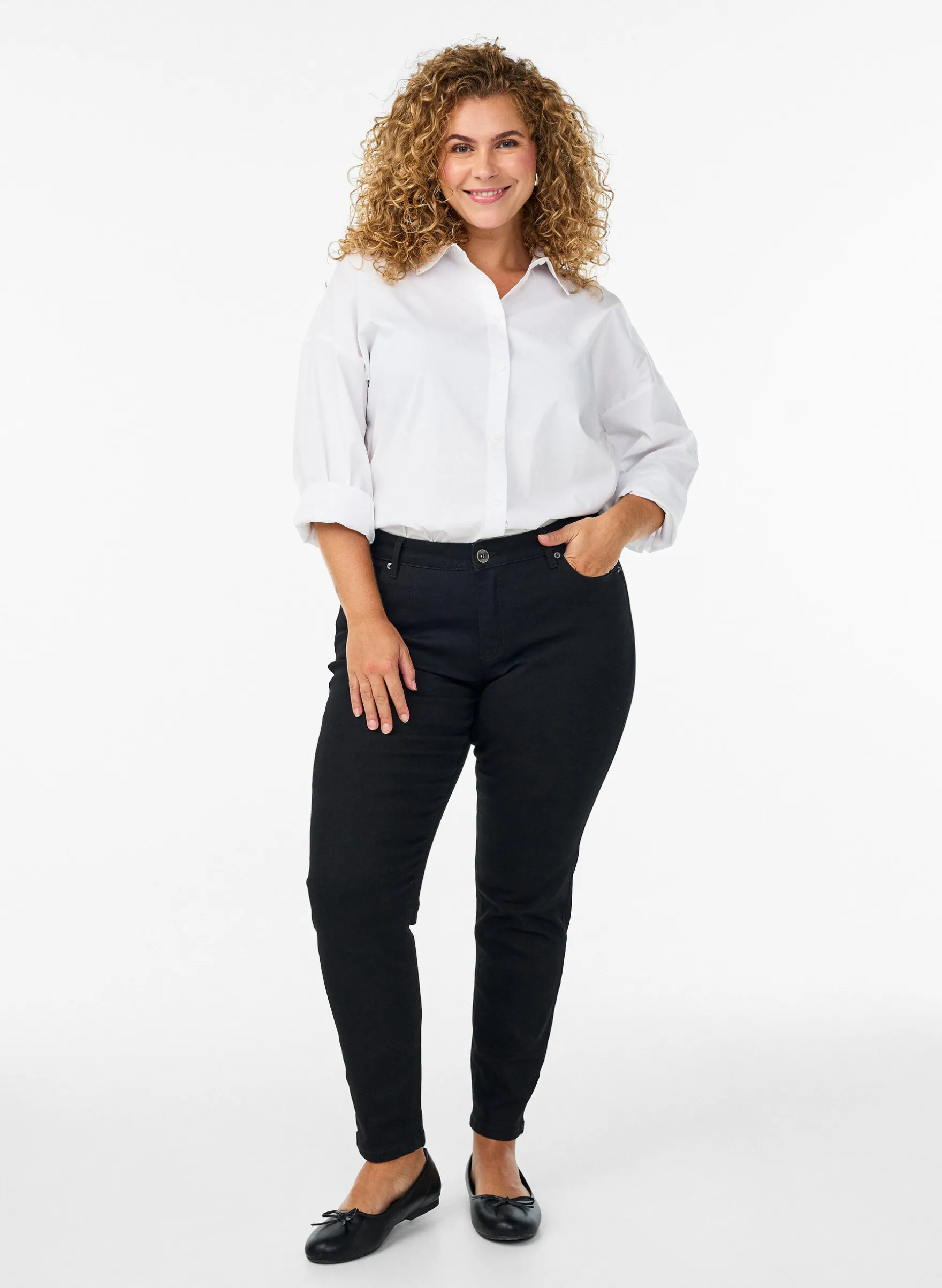 Slim Fit Emily Jeans mit normaler Taille