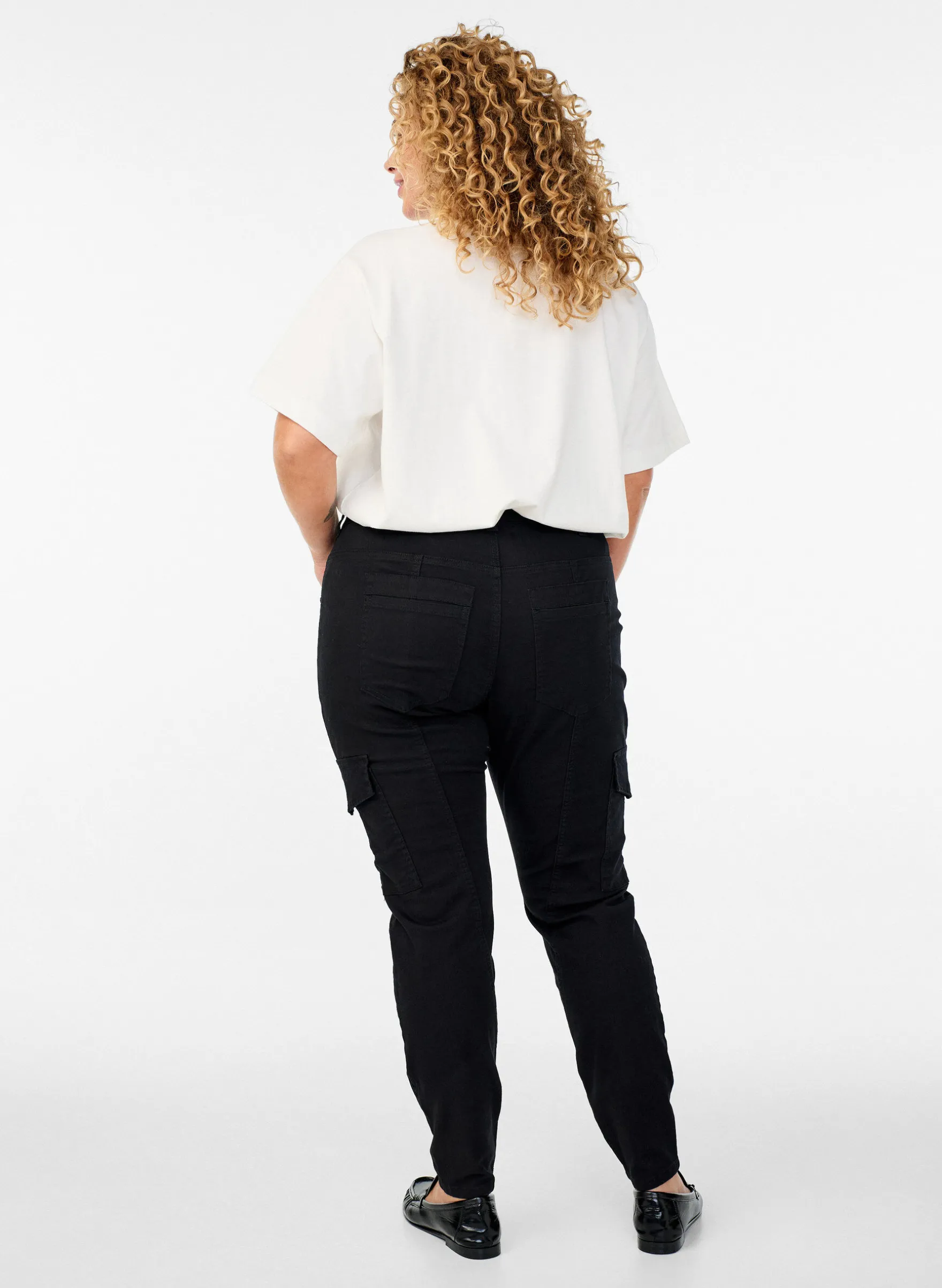 Slim fit Hose mit Cargotaschen