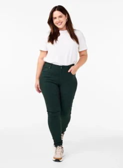 Slim Fit Hose mit Hosentaschen