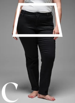 Slim fit Jeans mit normaler Taille