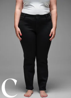 Slim fit Jeans mit normaler Taille