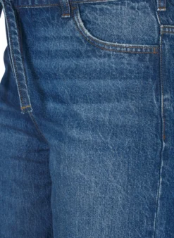 Slim fit Jeansshorts mit Bindegürtel