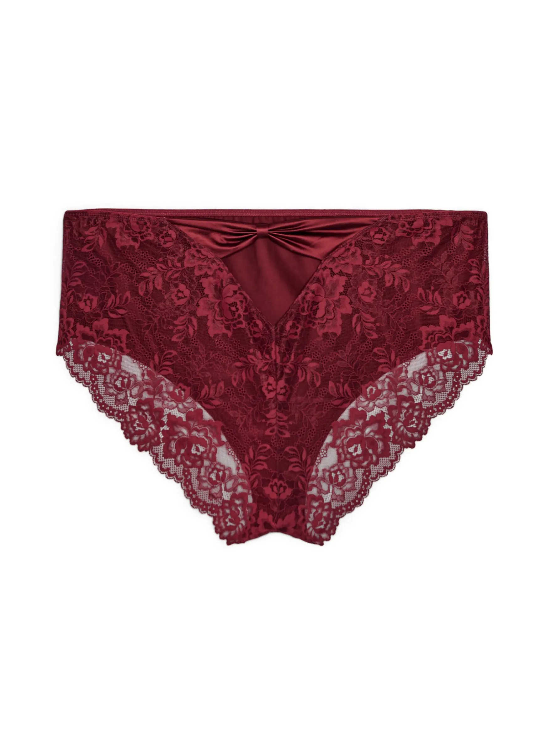 Slip mit Spitze und einem Schleifendetail hinten