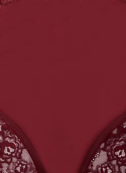 Slip mit Spitze und einem Schleifendetail hinten