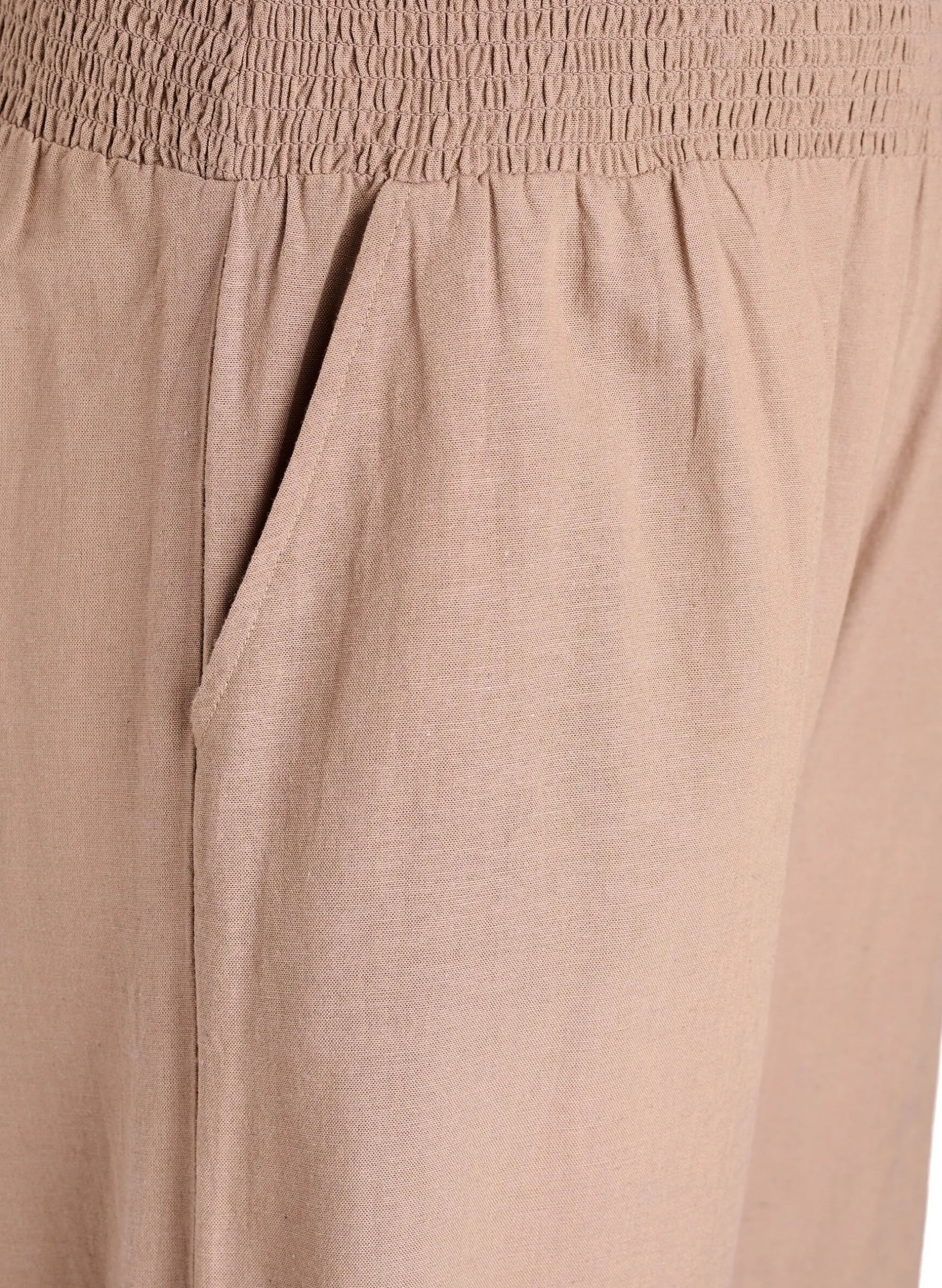Smockhose mit Leinen