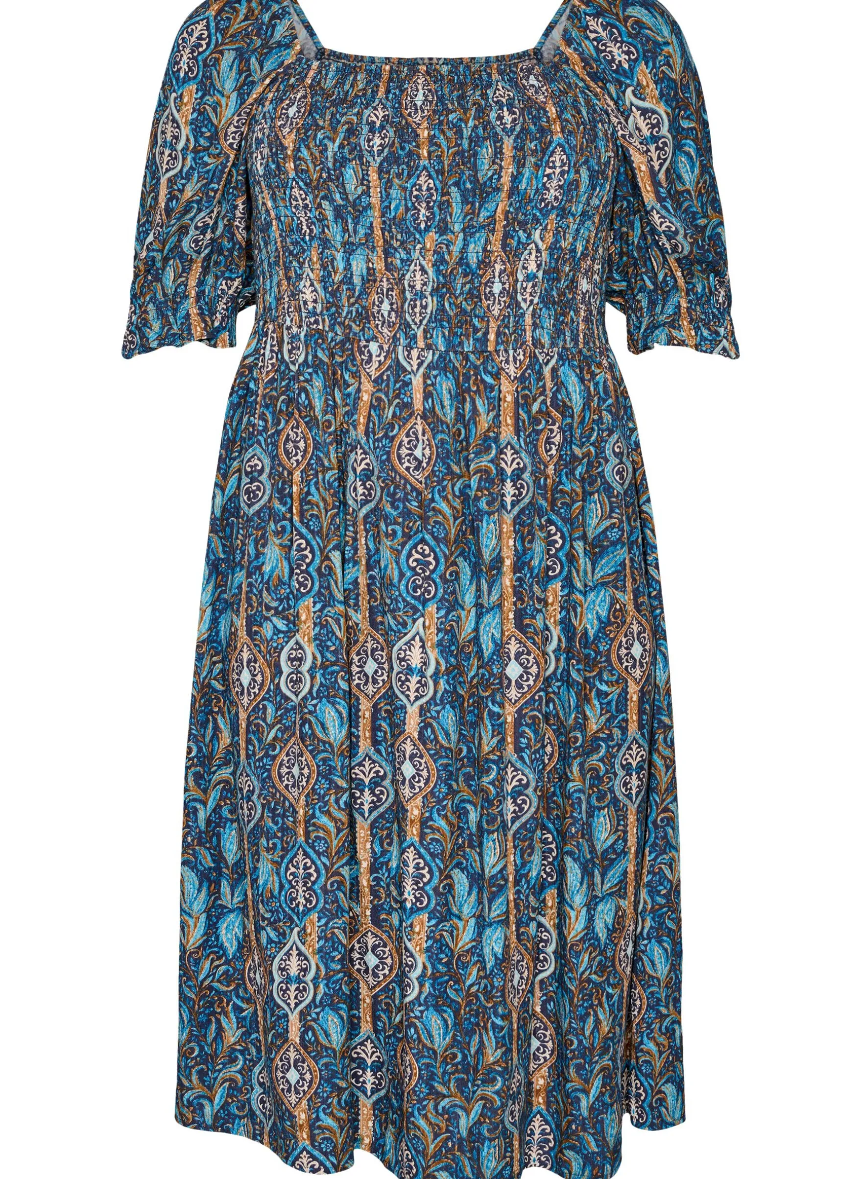 Sommerkleid aus Viskose mit Paisleymuster