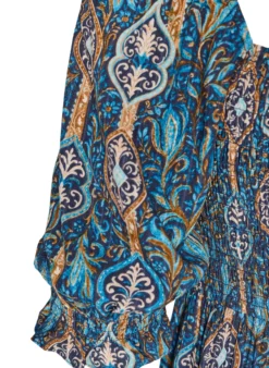 Sommerkleid aus Viskose mit Paisleymuster