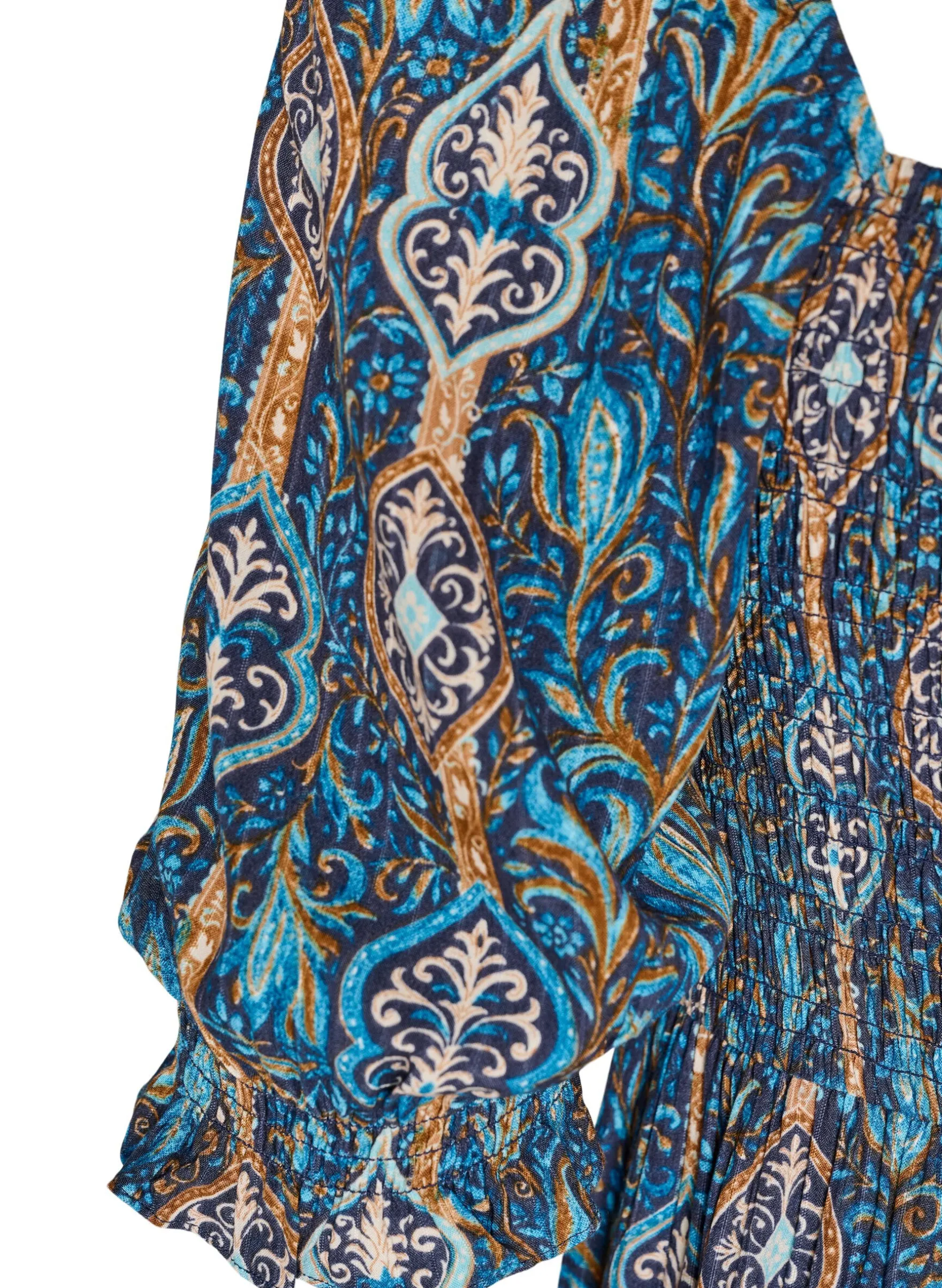 Sommerkleid aus Viskose mit Paisleymuster