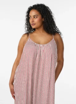 Sommerkleid mit Streifen und A-Linie