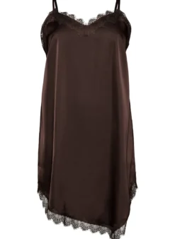Spitzenkleid in Satinoptik