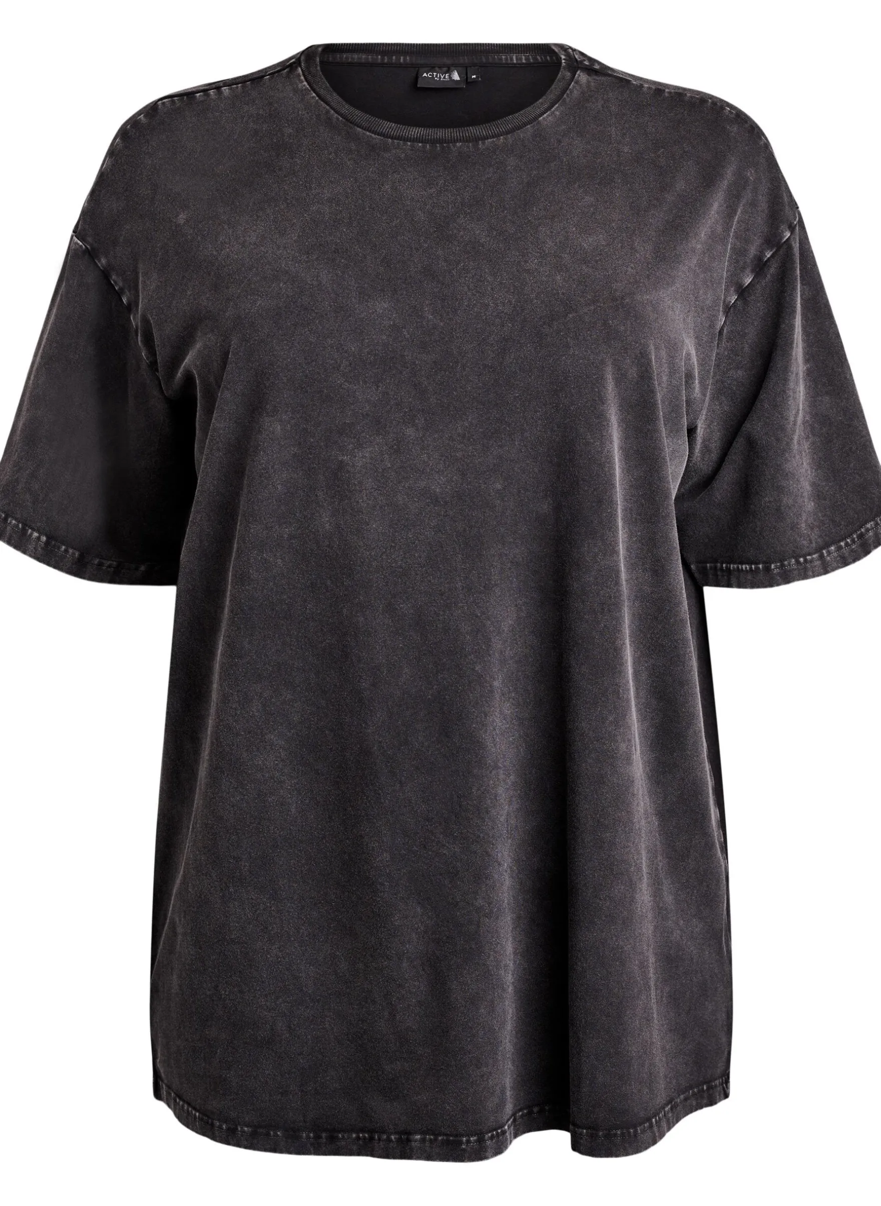 Sportliches T-Shirt aus Baumwolle mit Washed-Effekt