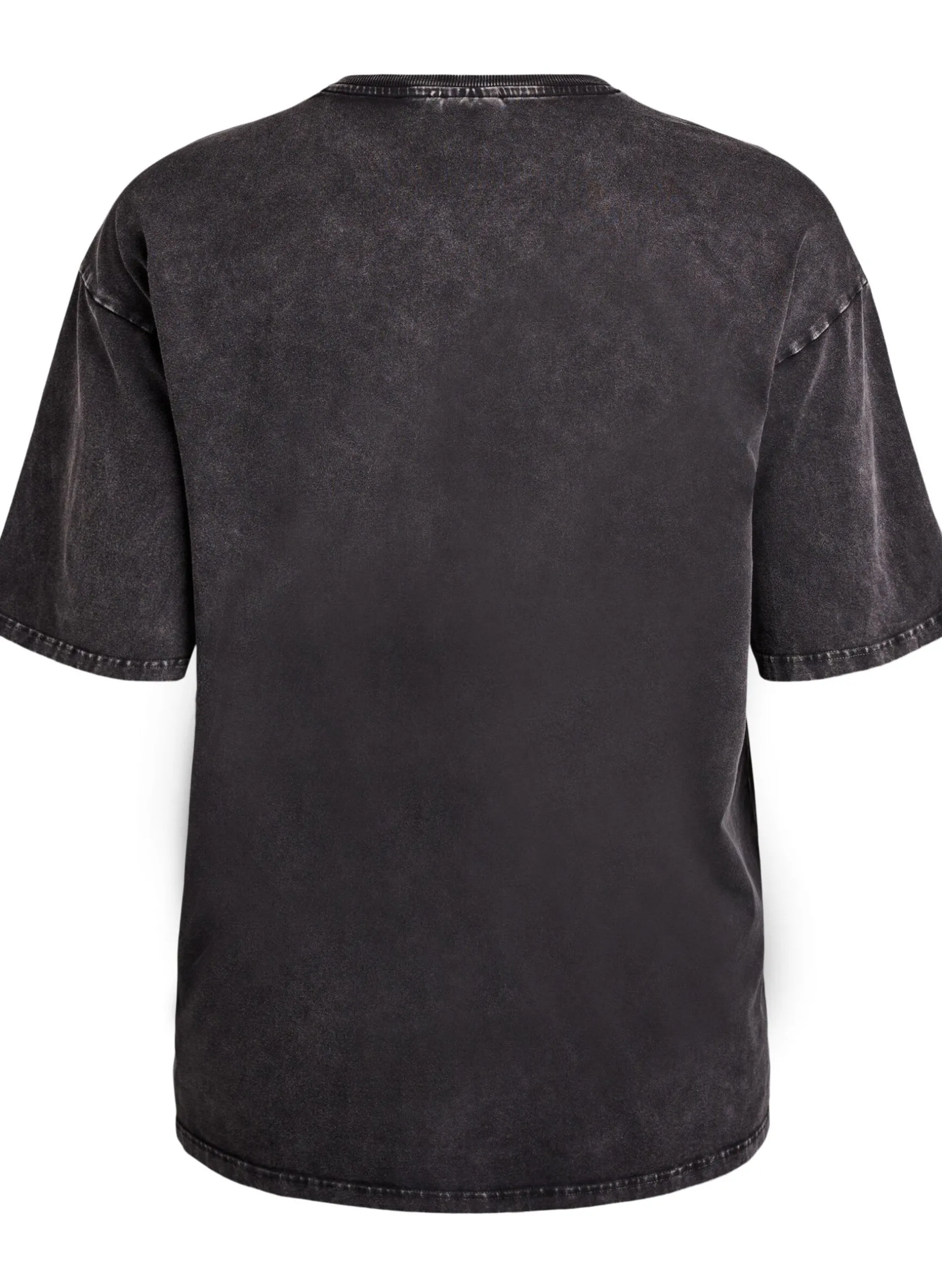 Sportliches T-Shirt aus Baumwolle mit Washed-Effekt