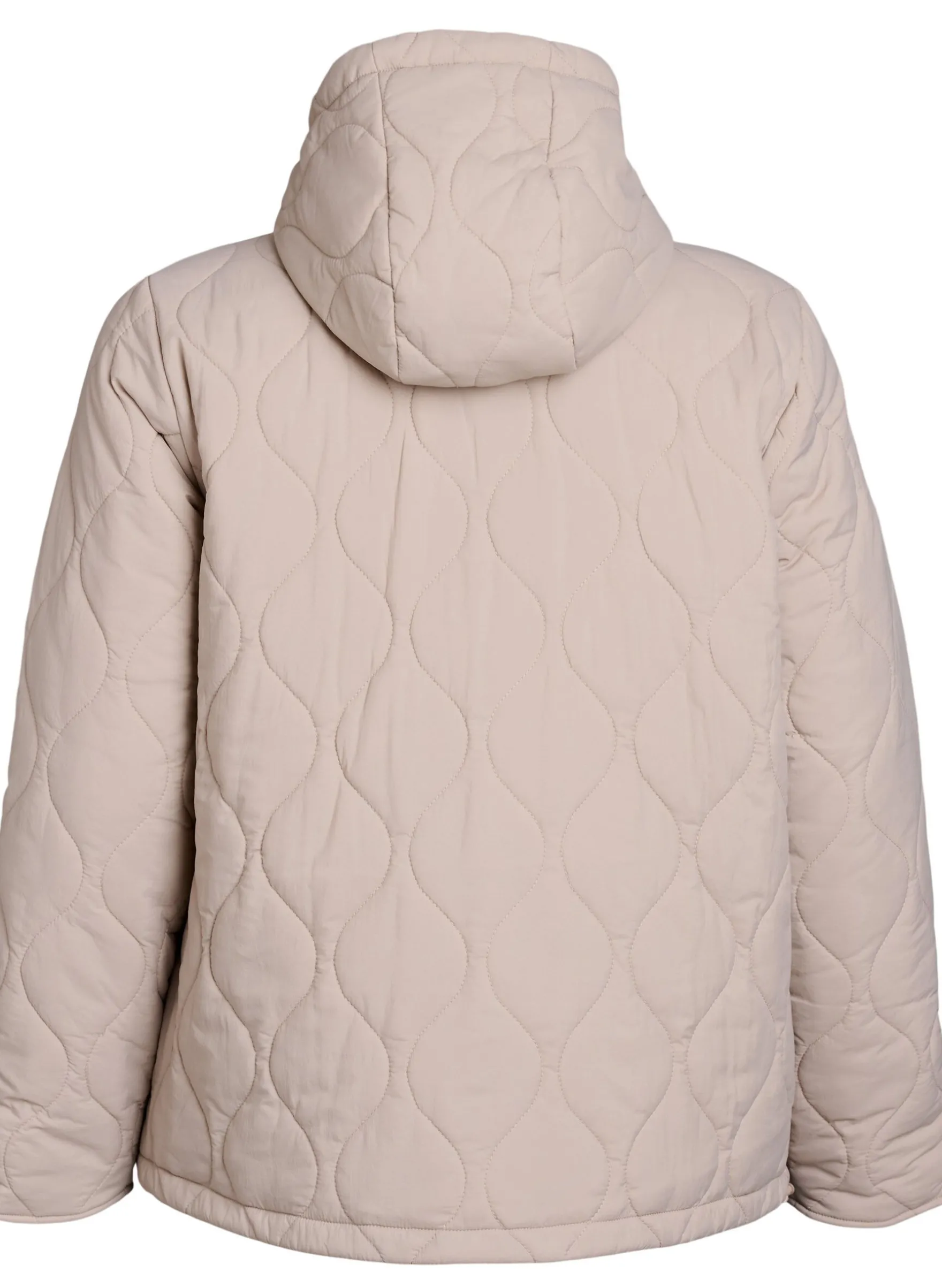 Steppjacke mit Kapuze und Taschen