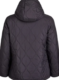 Steppjacke mit Kapuze und Taschen