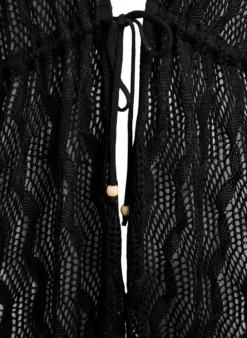 Strandkimono mit Bindegürtel